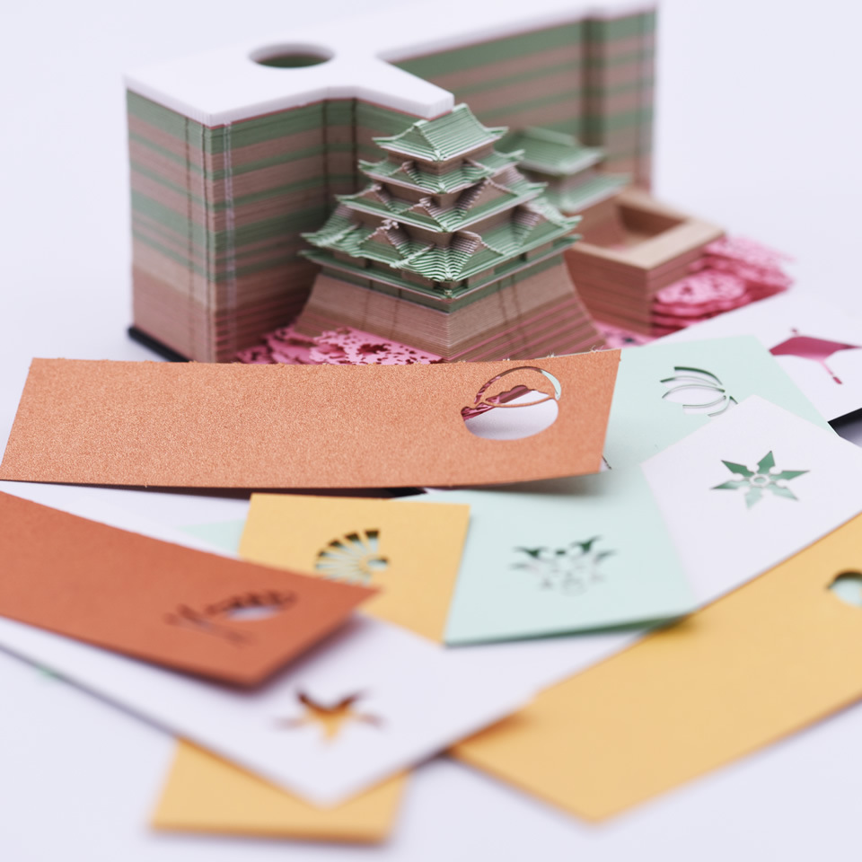 Castle Layers Nagoya Castle Tenshukaku 3DMemo Pad - Image 3