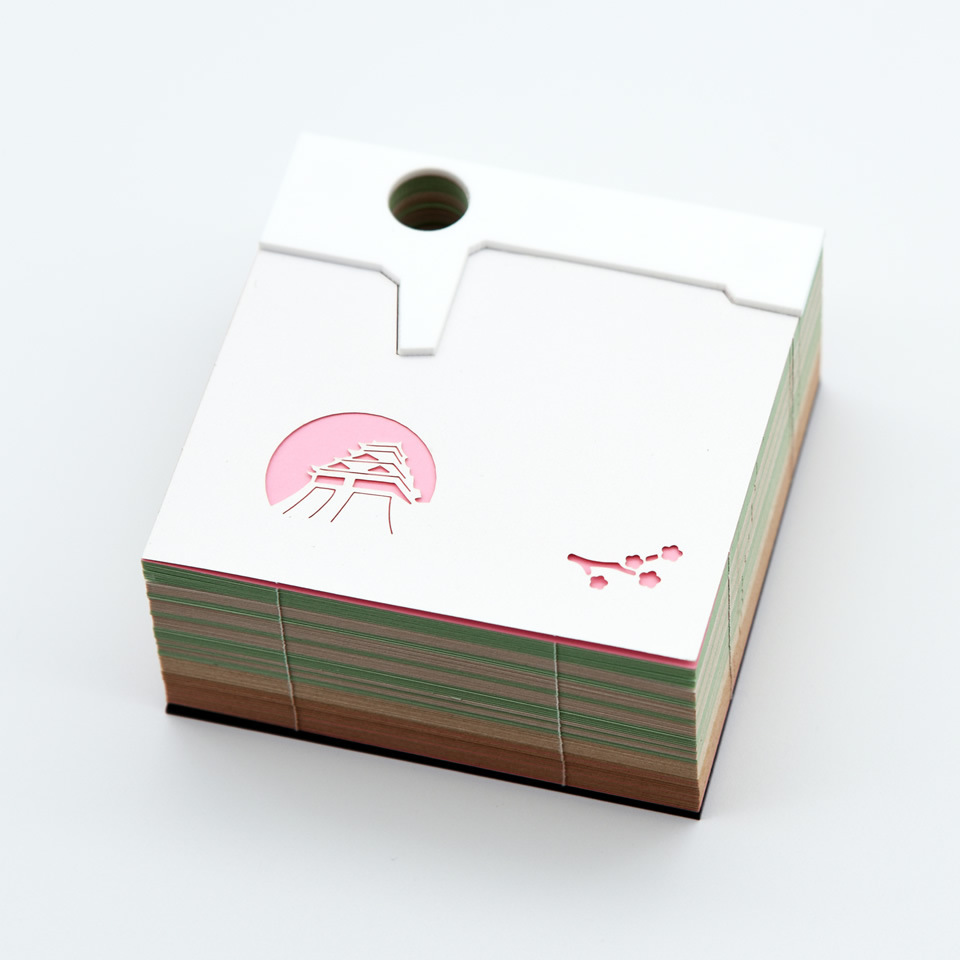 Castle Layers Nagoya Castle Tenshukaku 3DMemo Pad