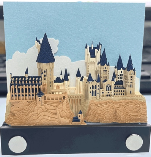 Royal Fortress Notes – 3D Castle Memo Pad