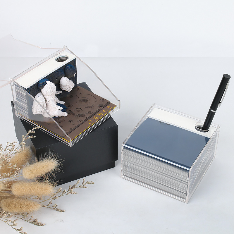 Dimension Desk – 3D Stereo Calendar Memo Pad