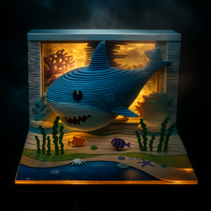 Creative Shark Paper 3D Memo Pad